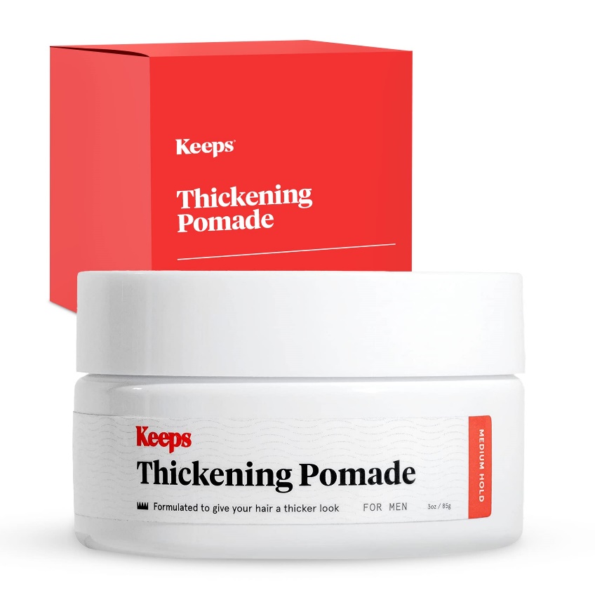 keeps thickening pomade