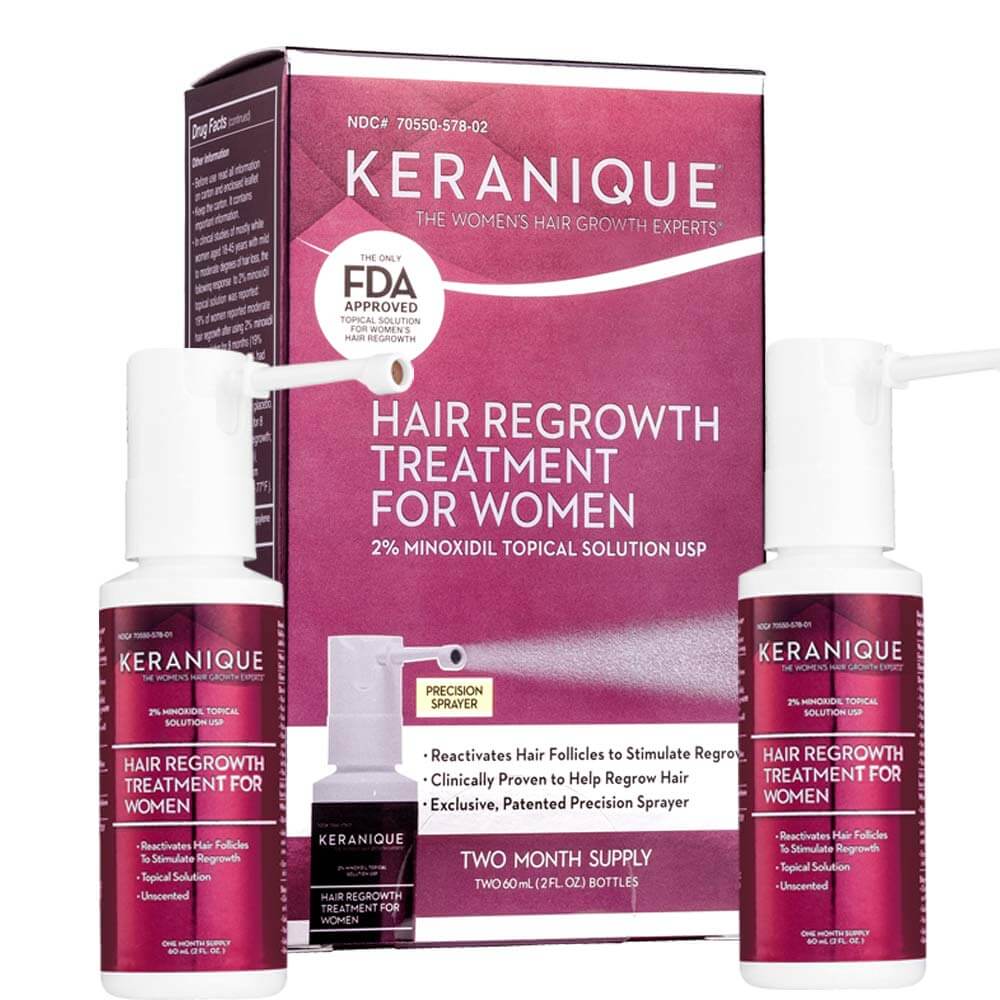 keranique hair regrowth for thinning hair