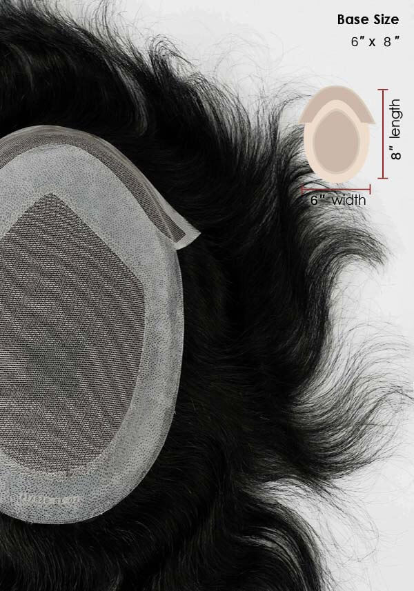 Neo Hair Replacement System Small Size 6 × 8