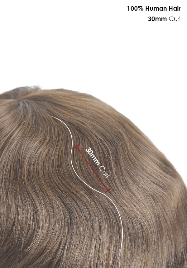 Men's Hair Patch Clip System with a Lace Front | Clip-On Hair System |  Lordhair