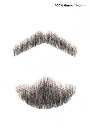 Goatee-3 | Men's Facial Hair Beard (2 pieces)