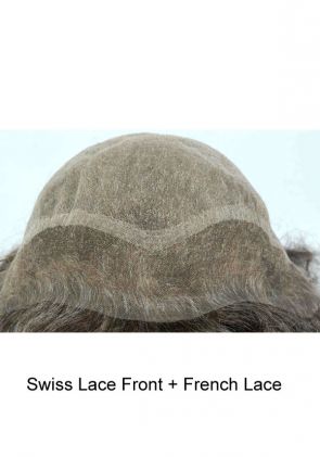 Lace Base of Human Hair Toupee
