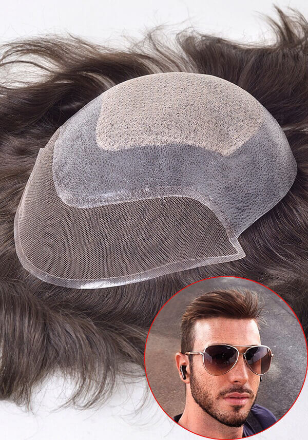 Injected Thin Skin Toupee for Men