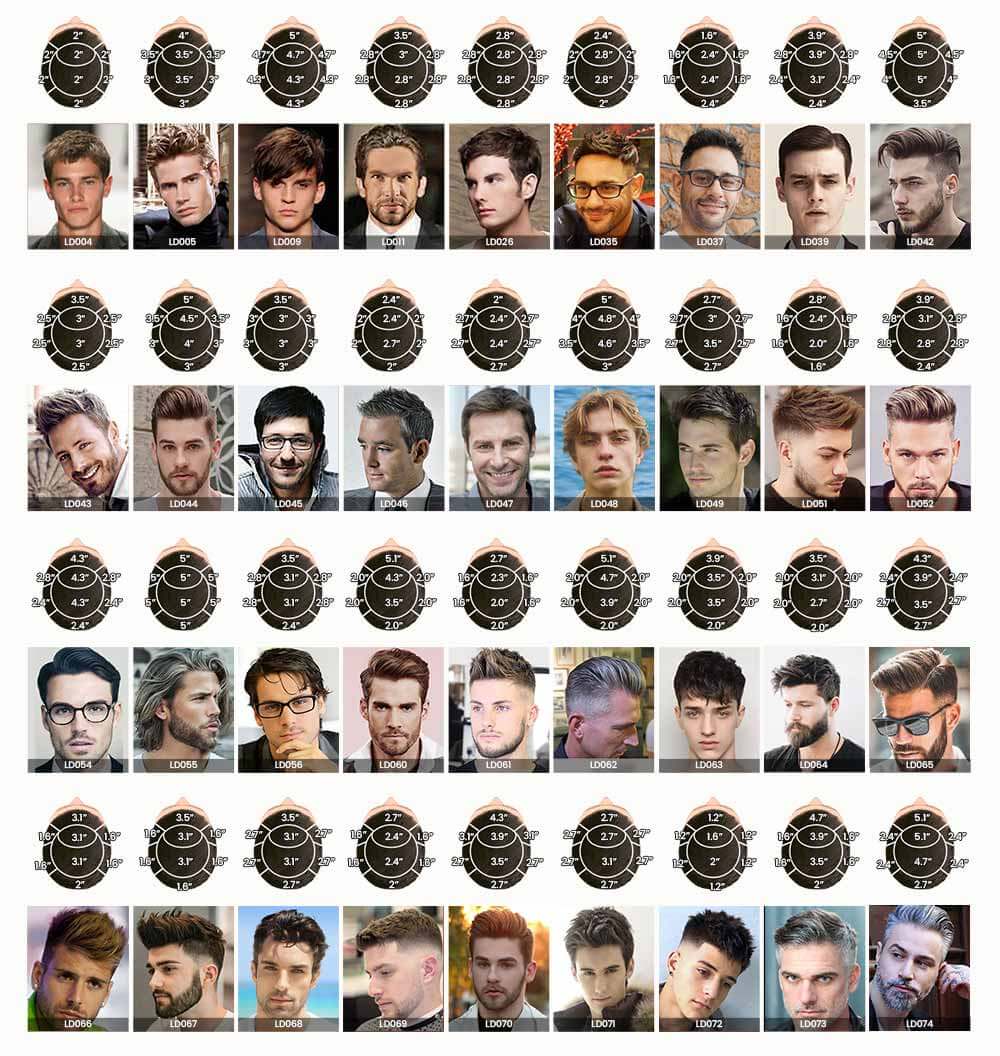 Hairstyles for Men's Hair Systems