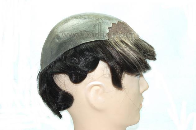 skin with Swiss lace front hair system