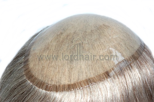 durable thick skin with gauze injected hairpiece