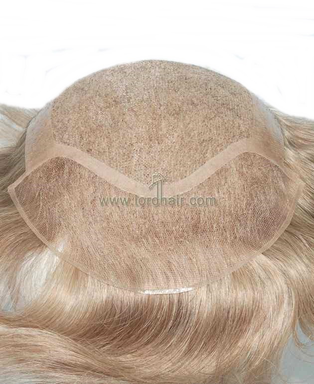 fine welded mono pu perimeter with french lace front