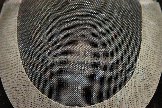 fine welded mono pu coat perimeter lace front