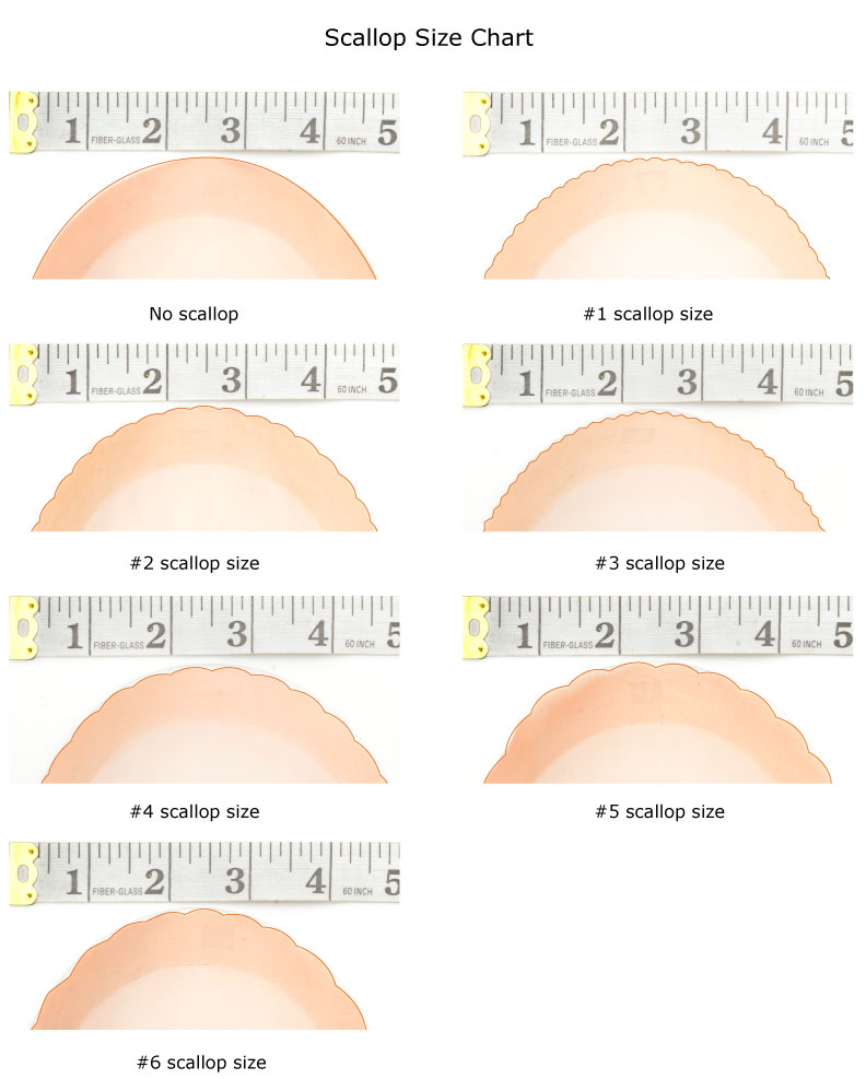 Hair Replacement System Scallop Front Sizes